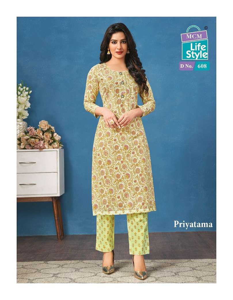 MCM Priyatama Vol-6 – Kurti With Pant - Wholesale Catalog