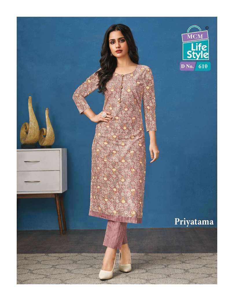 MCM Priyatama Vol-6 – Kurti With Pant - Wholesale Catalog