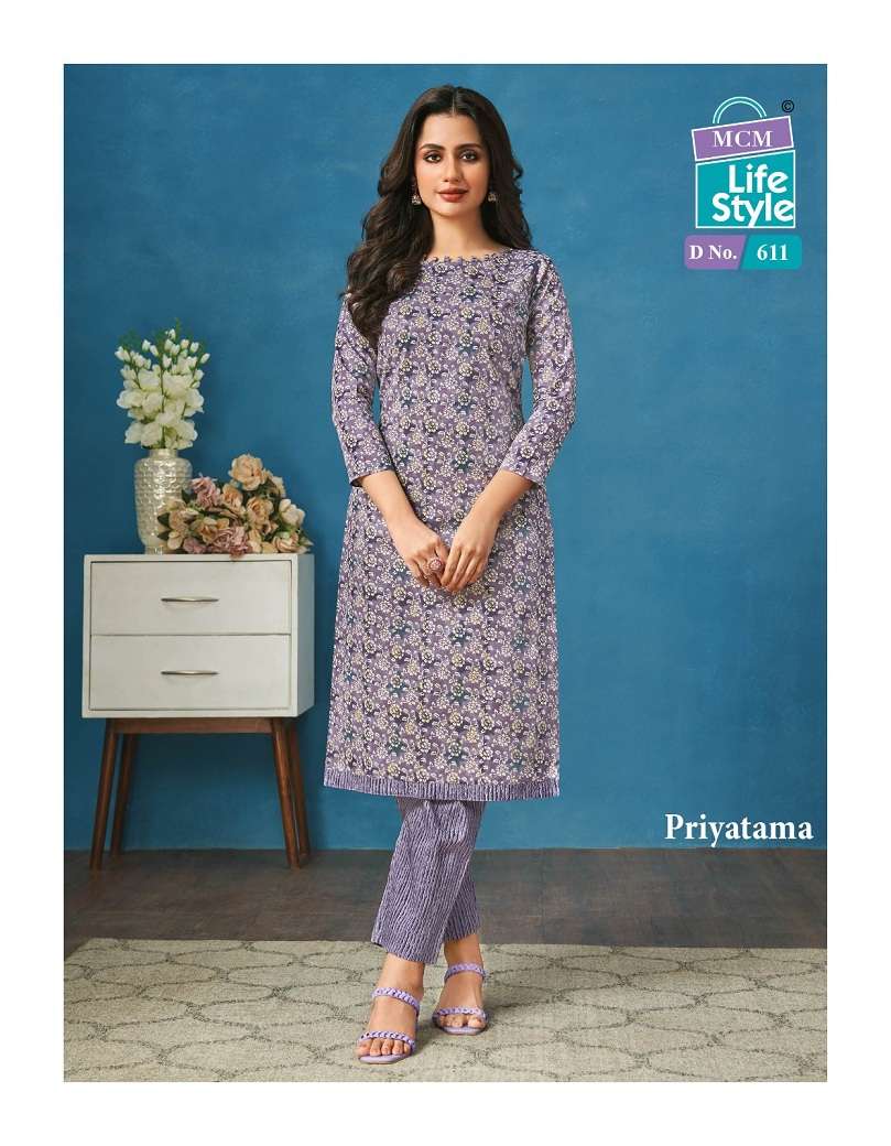 MCM Priyatama Vol-6 – Kurti With Pant - Wholesale Catalog