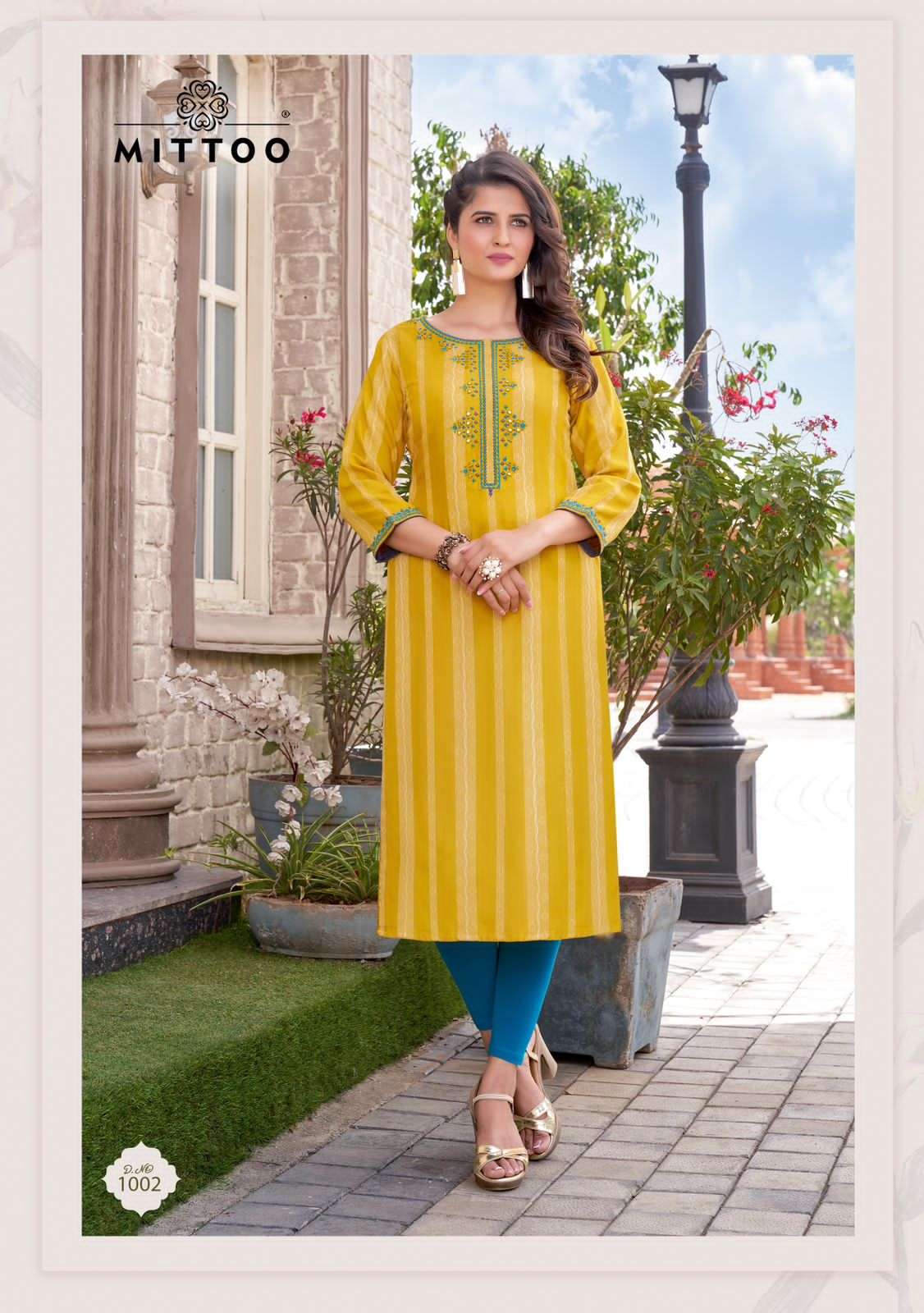 MITTOO CHAND  Rayon Weaving Kurti Wholesale catalog