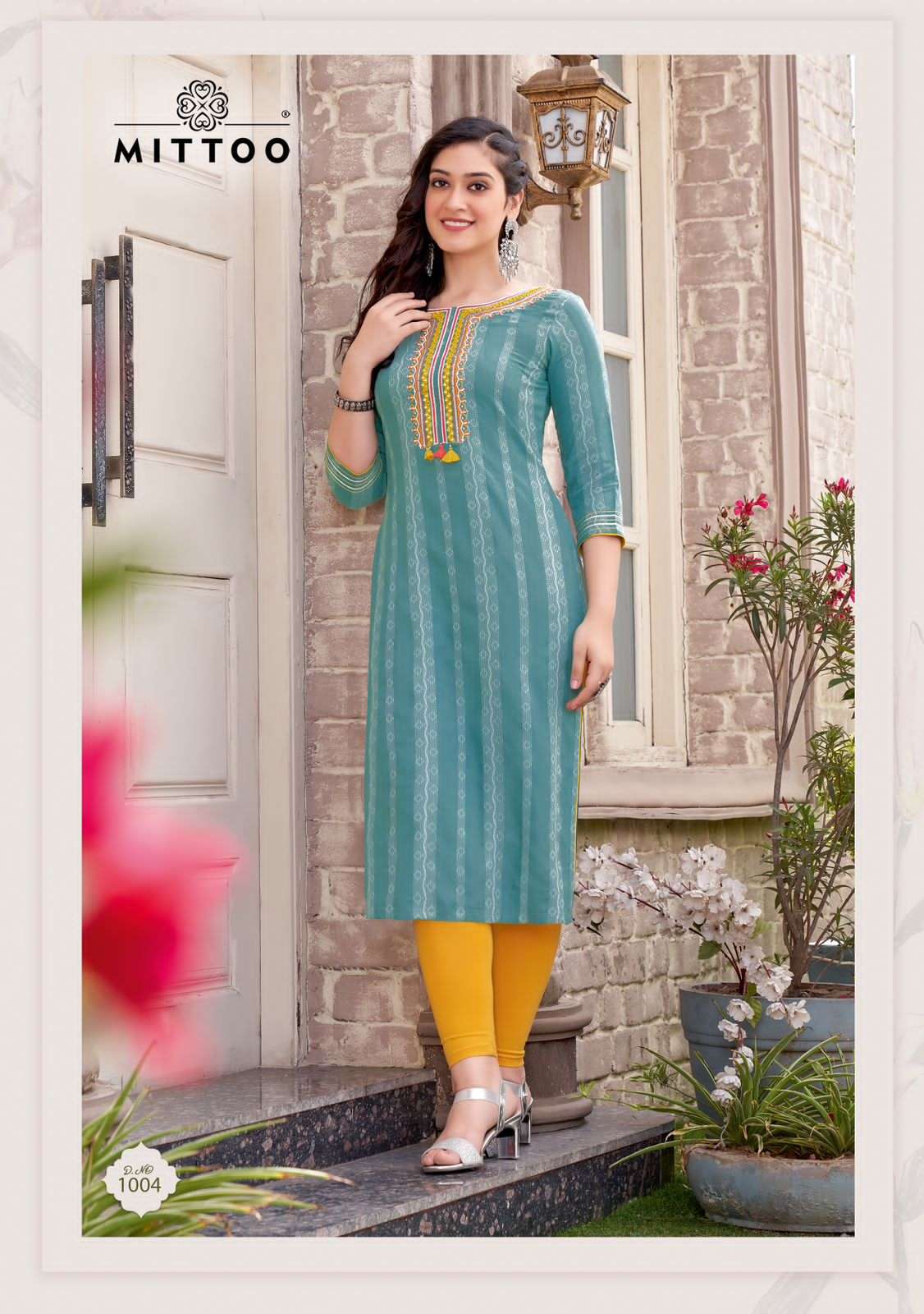 MITTOO CHAND  Rayon Weaving Kurti Wholesale catalog