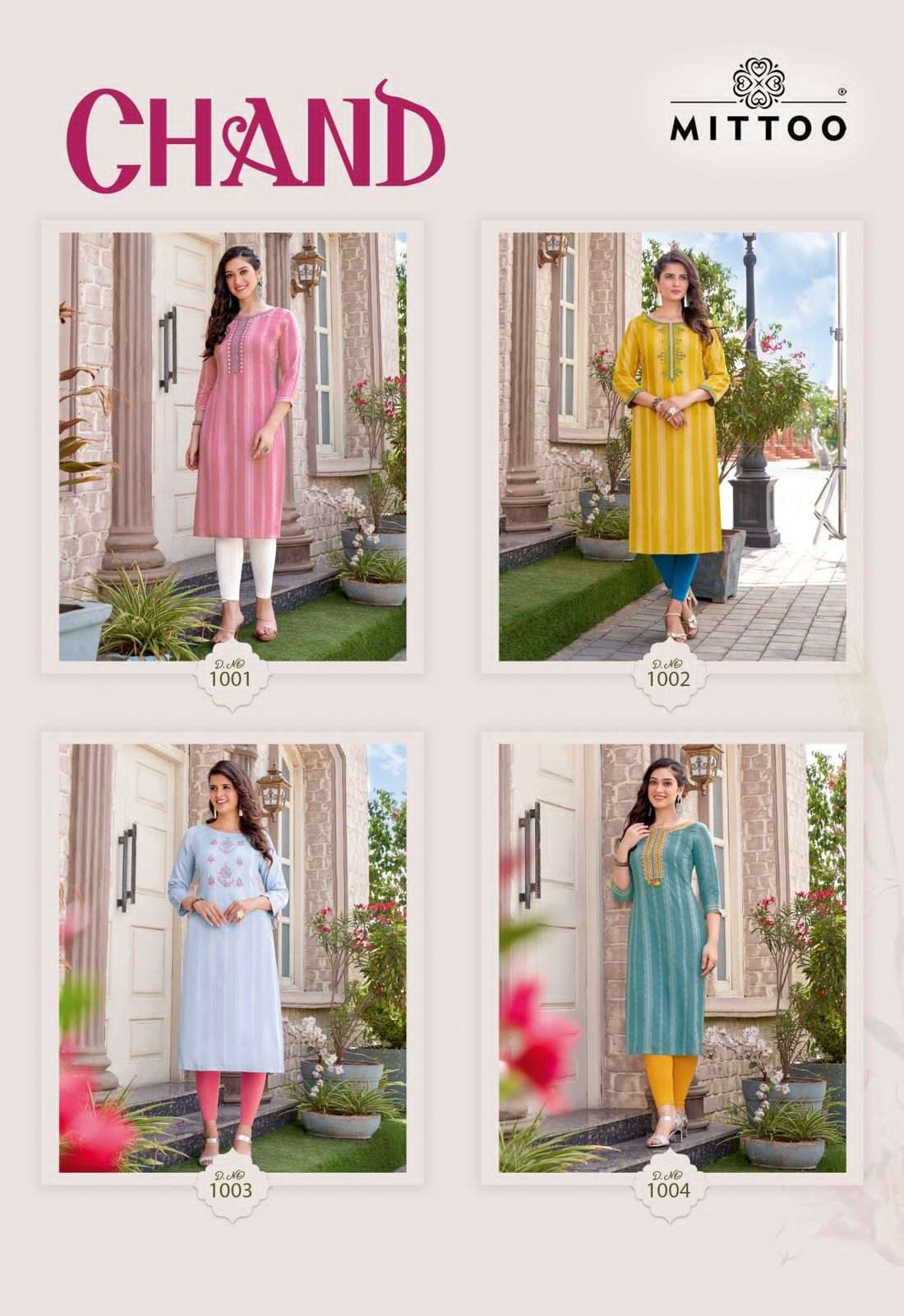 MITTOO CHAND  Rayon Weaving Kurti Wholesale catalog