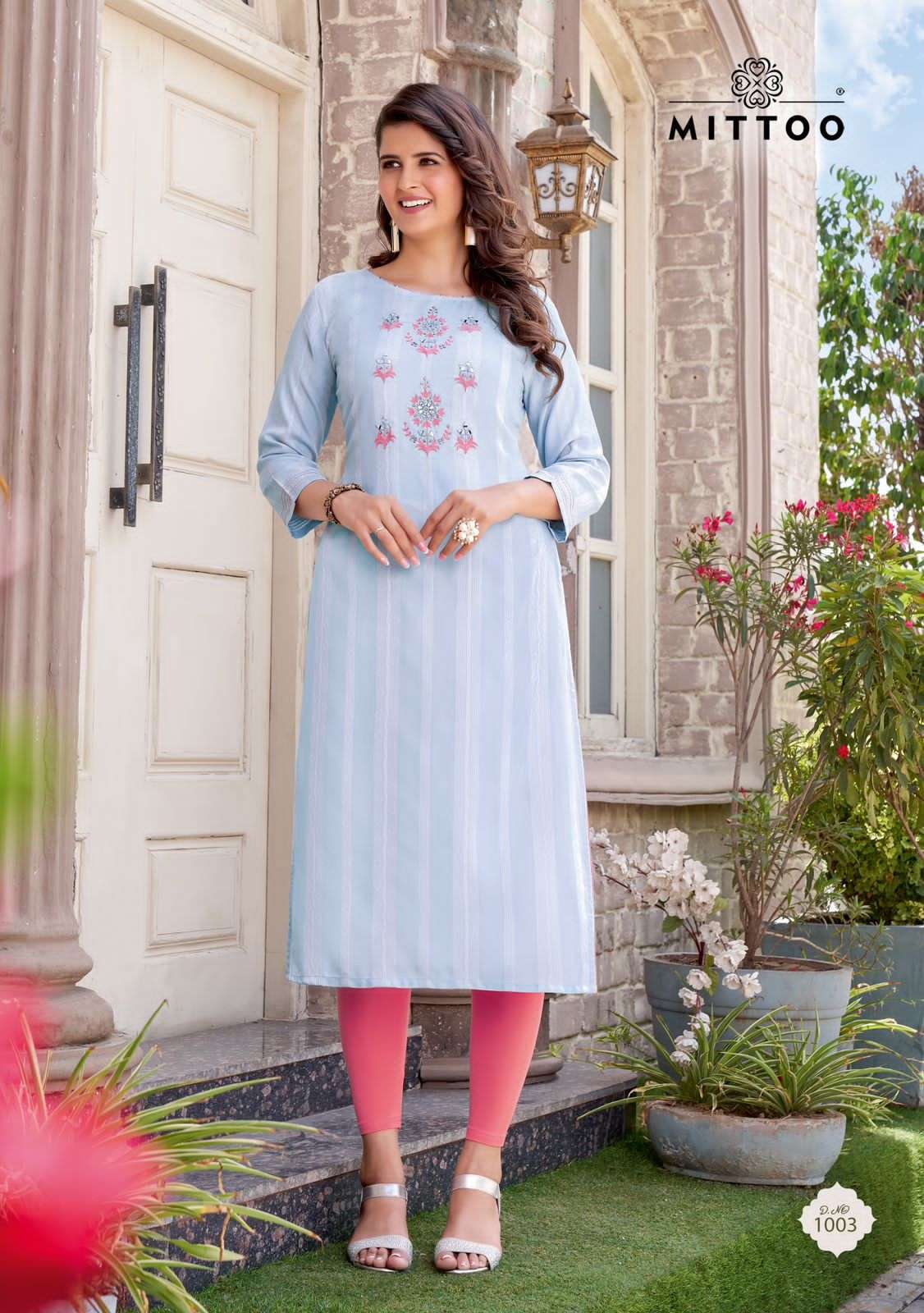 MITTOO CHAND  Rayon Weaving Kurti Wholesale catalog