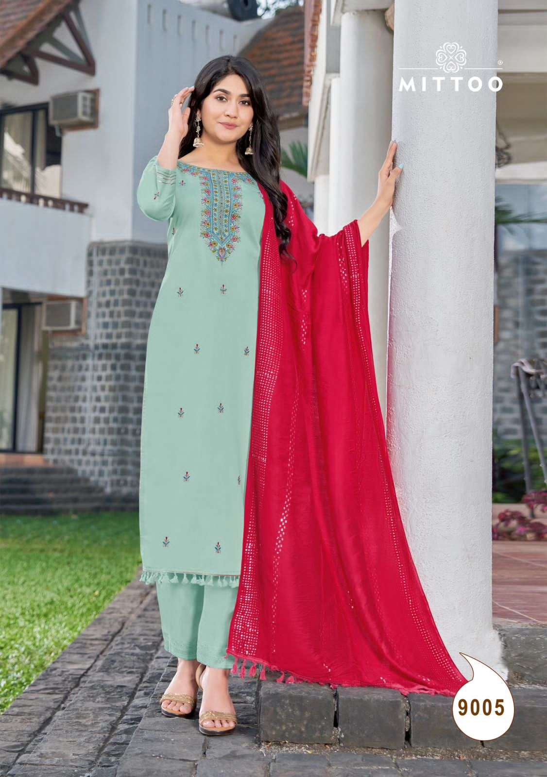 MITTOO MOSAM Viscose Weaving Kurti Wholesale catalog