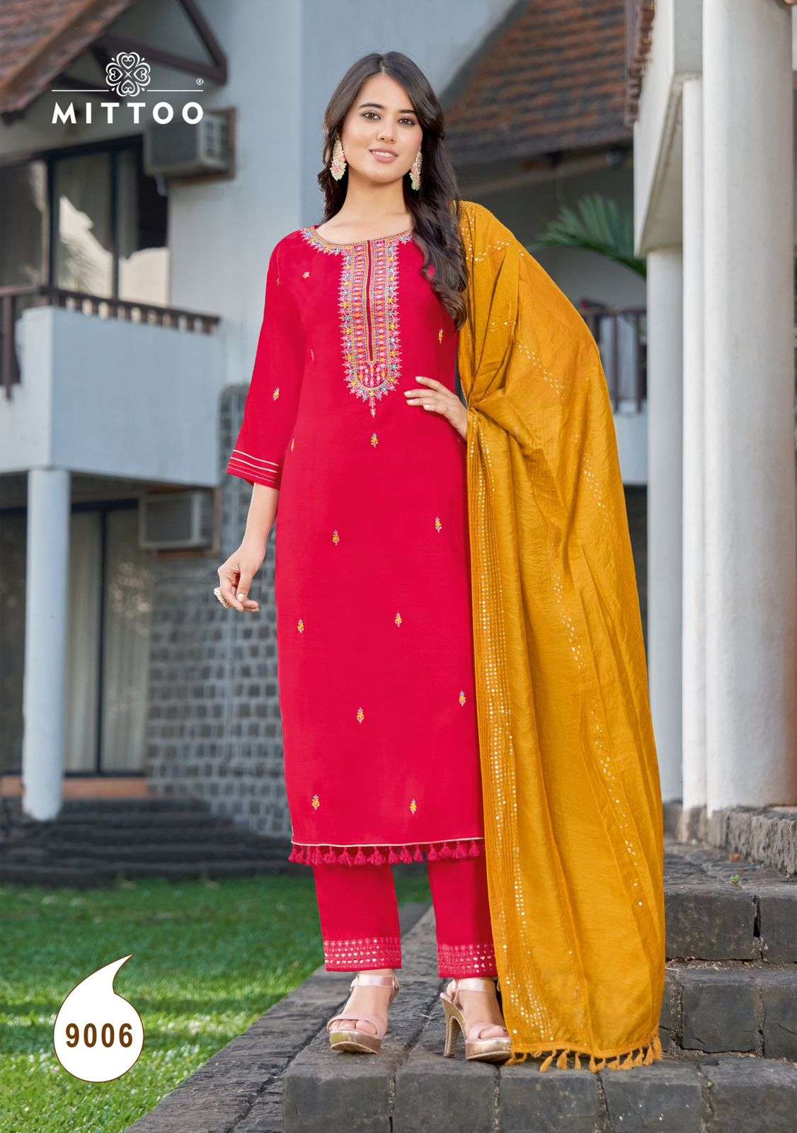 MITTOO MOSAM Viscose Weaving Kurti Wholesale catalog