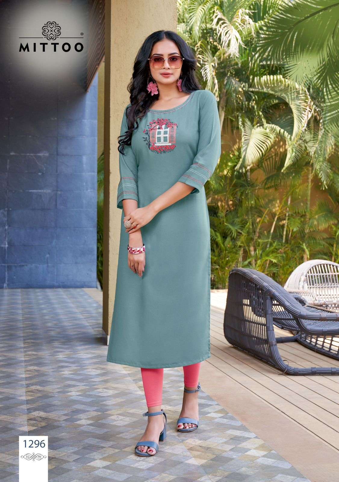 MITTOO PALAK Vol 34 Rayon Kurti Wholesale catalog