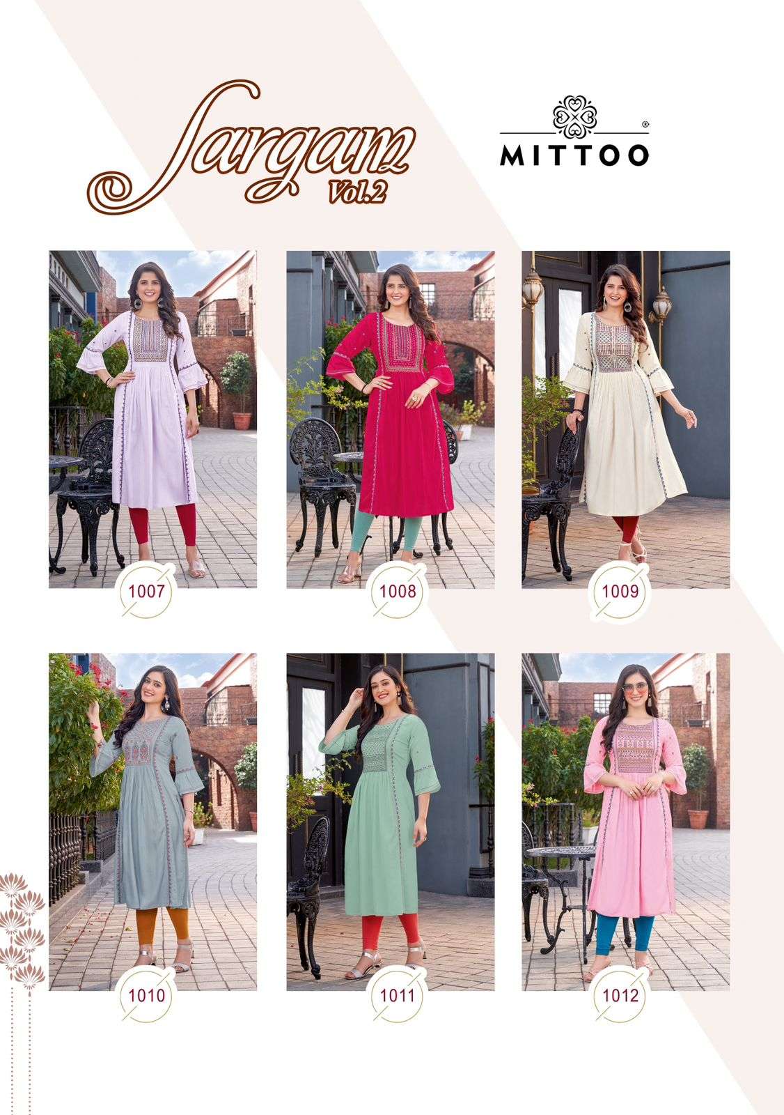 MITTOO SARGAM VOL 2 Rayon Kurti Wholesale catalog