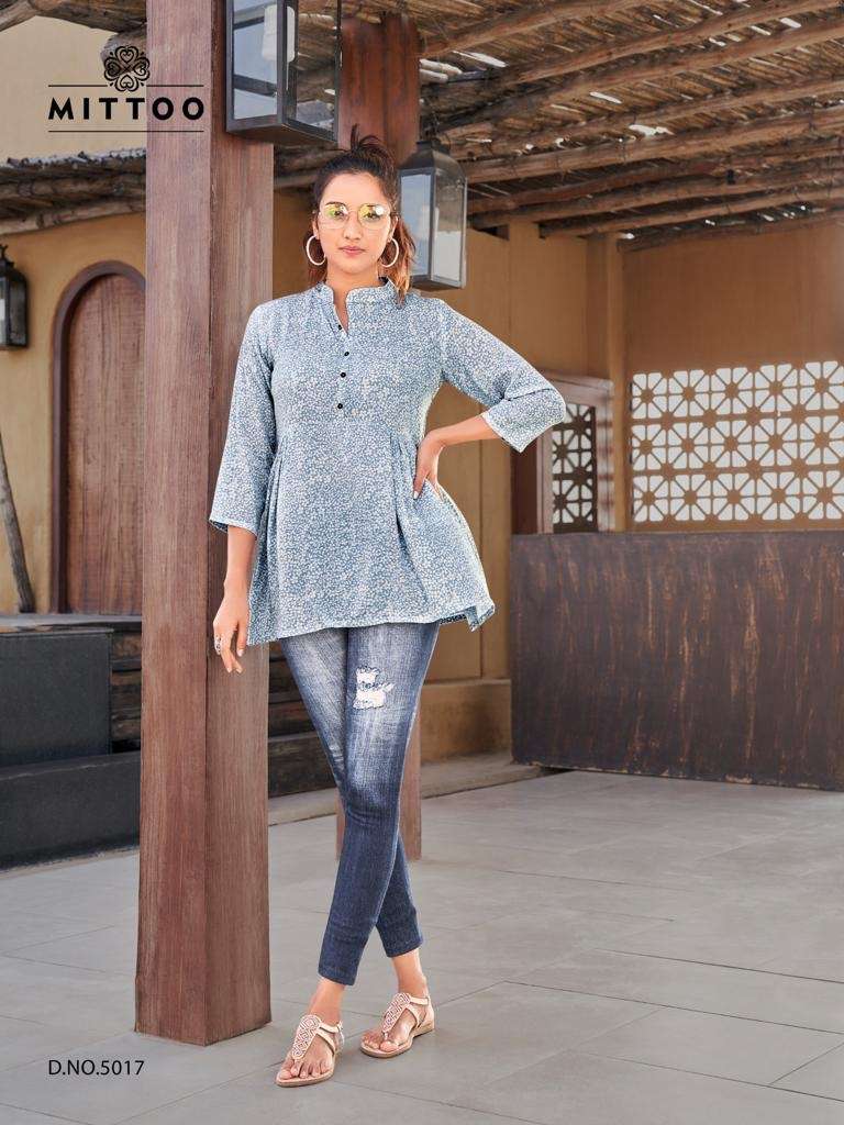 MITTOO VICTORIA Vol 3 Rayon Print Kurti Wholesale catalog