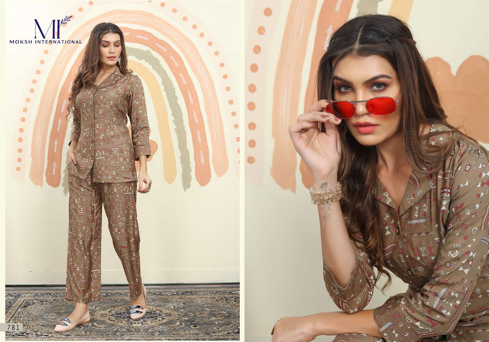 Moksh International Co-ord Set Vol-2 Kurti Wholesale catalog