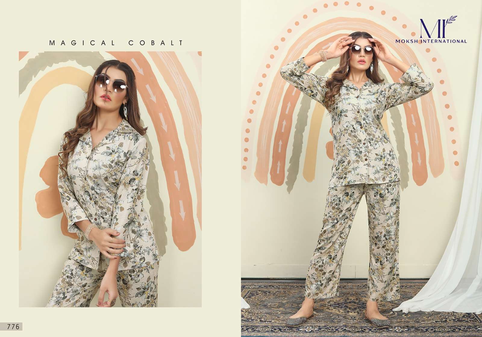 Moksh International Co-ord Set Vol-2 Kurti Wholesale catalog