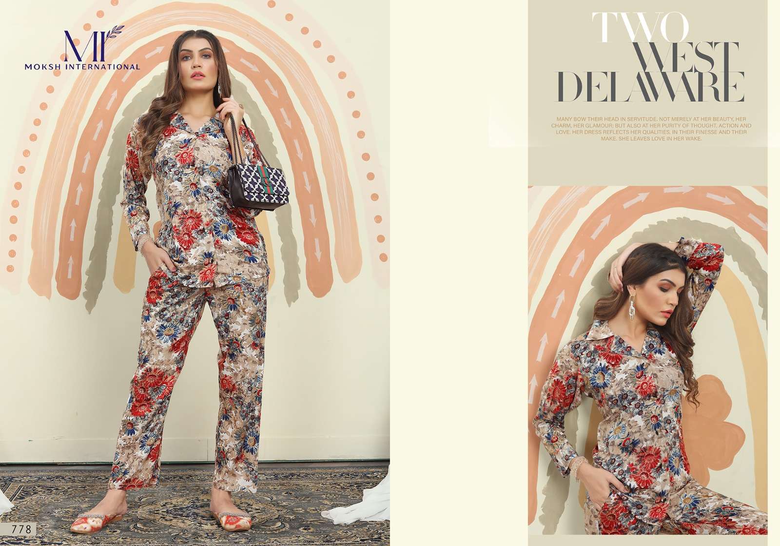 Moksh International Co-ord Set Vol-2 Kurti Wholesale catalog