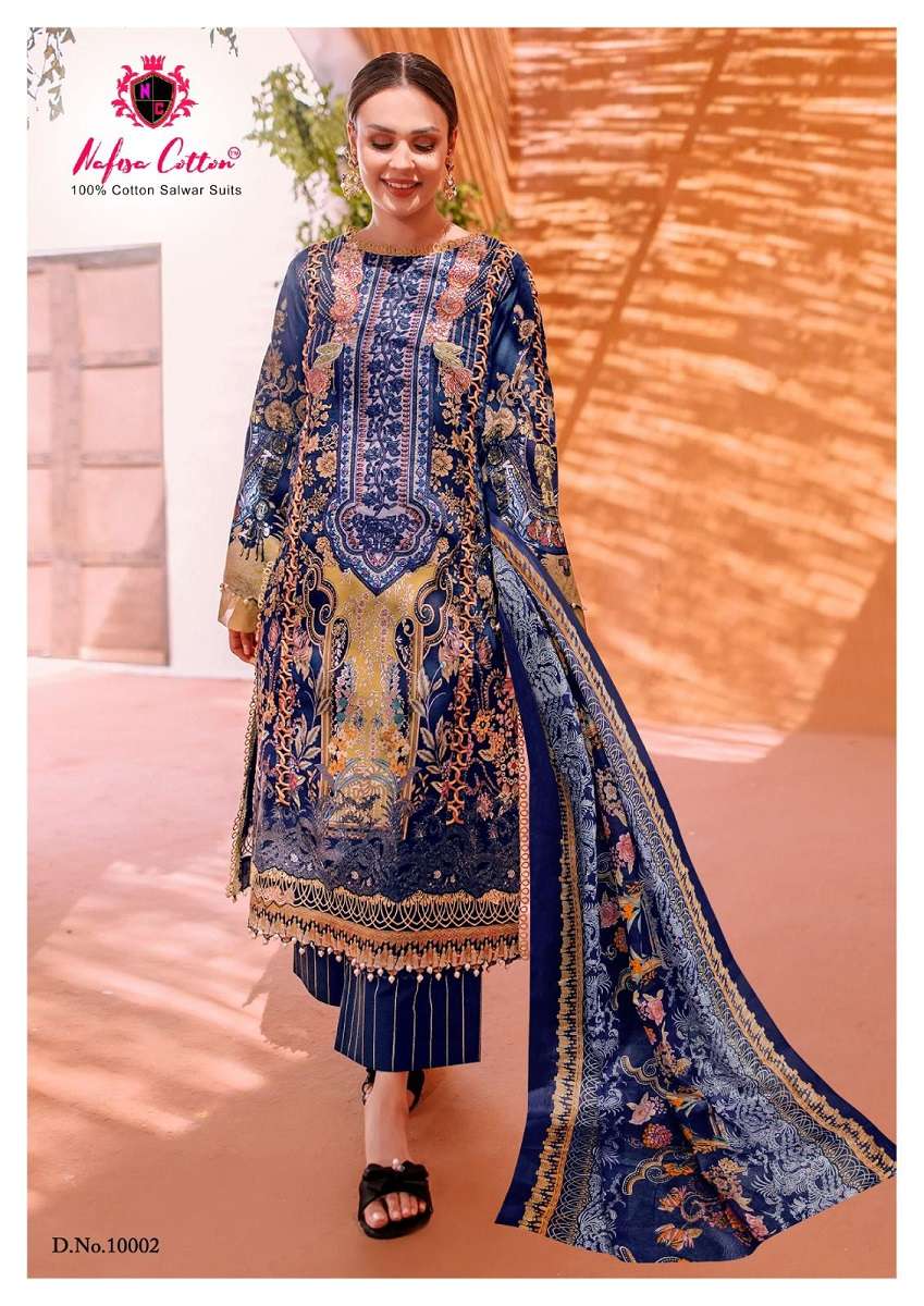 Nafisa Monsoon Vol-10 – Dress Material - Wholesale Catalog