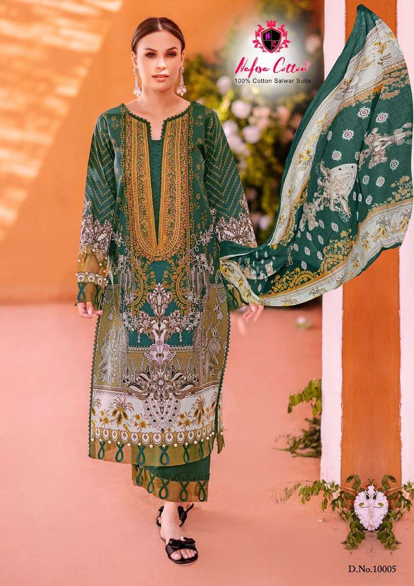 Nafisa Monsoon Vol-10 – Dress Material - Wholesale Catalog