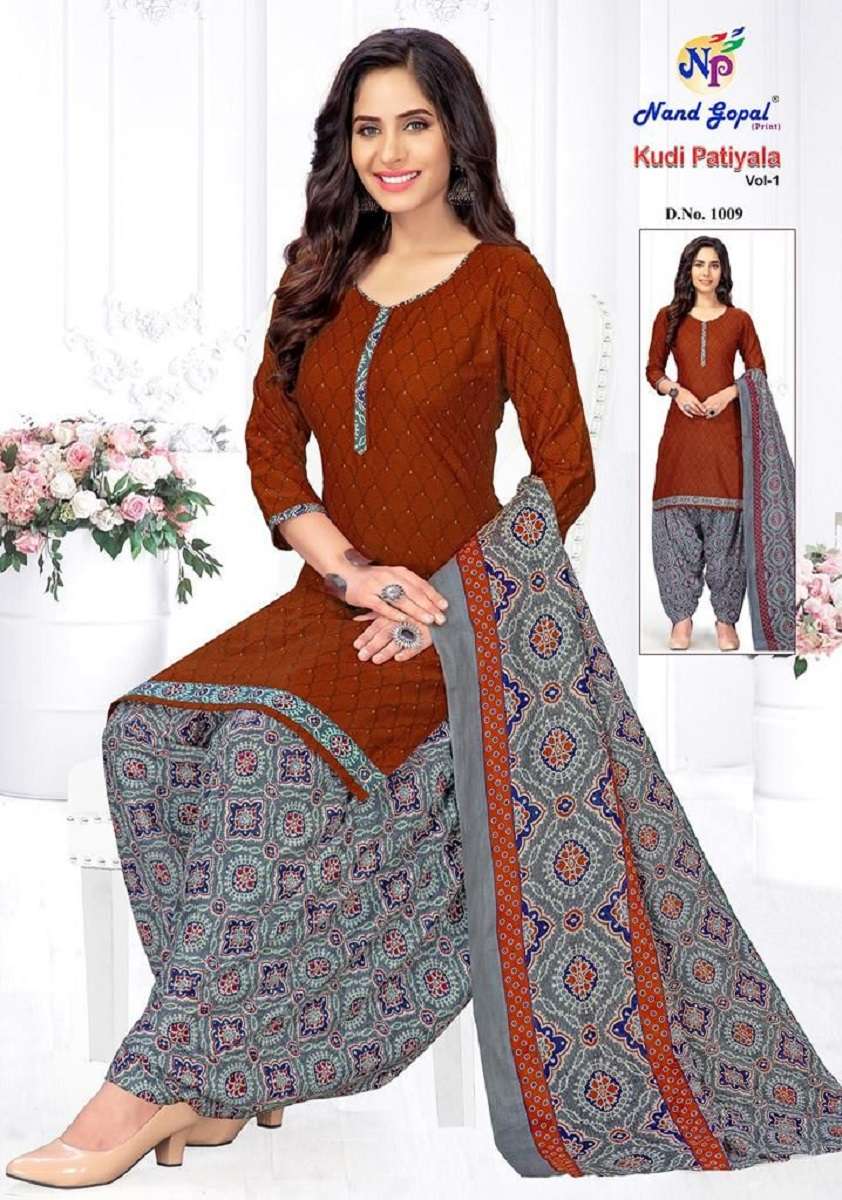 Nand Gopal Kudi Patiyala Vol-1 - Dress Material  - Wholesale Catalog