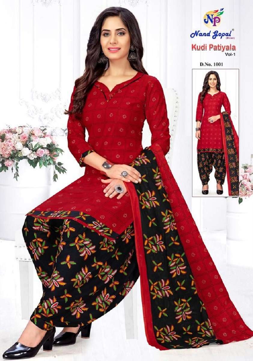 Nand Gopal Kudi Patiyala Vol-1 - Dress Material  - Wholesale Catalog