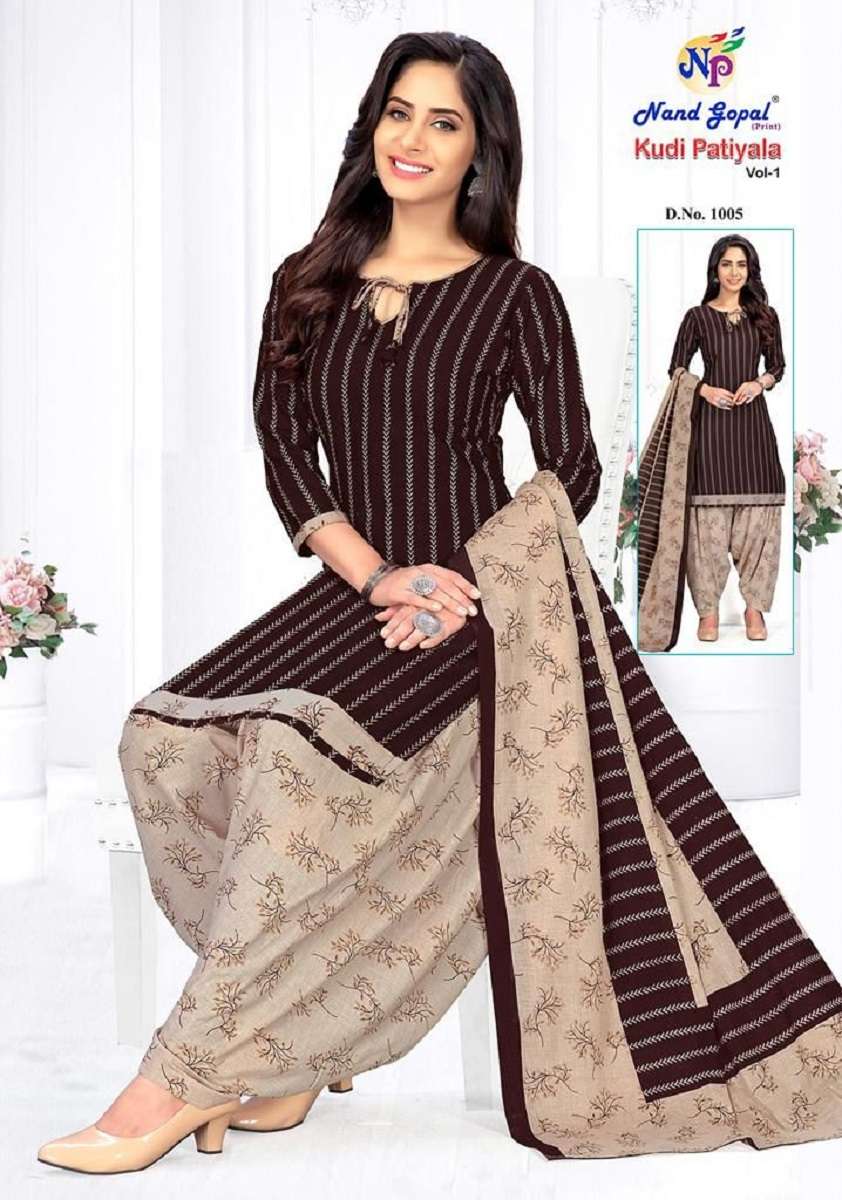 Nand Gopal Kudi Patiyala Vol-1 - Dress Material  - Wholesale Catalog