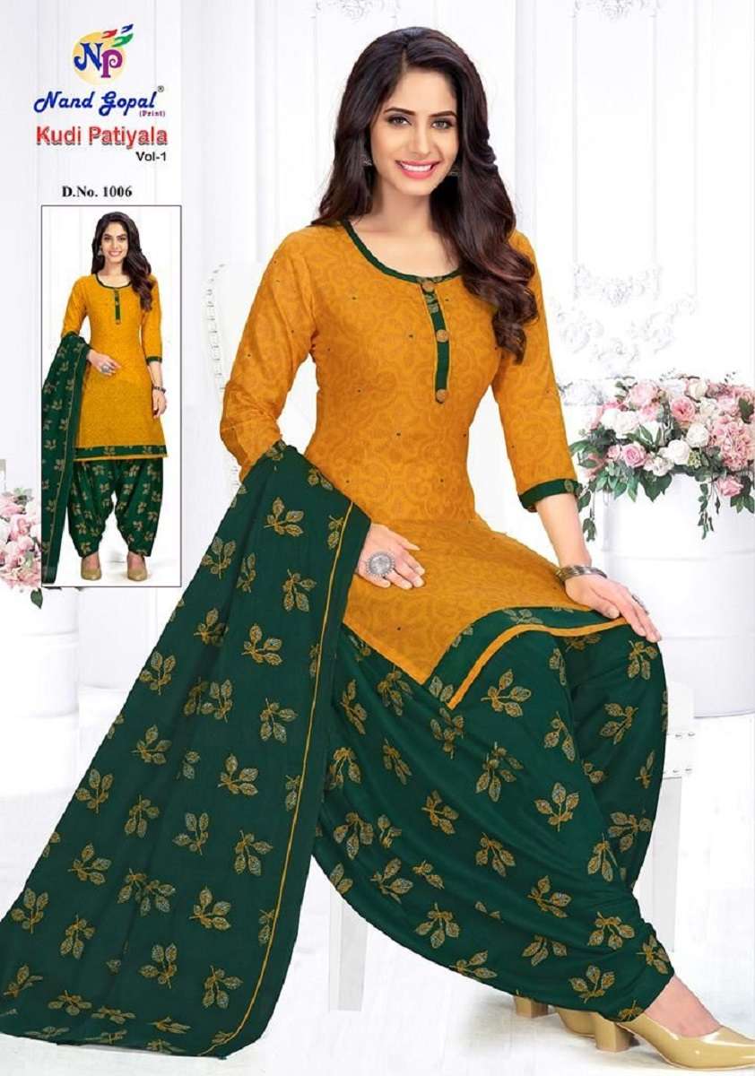 Nand Gopal Kudi Patiyala Vol-1 - Dress Material  - Wholesale Catalog