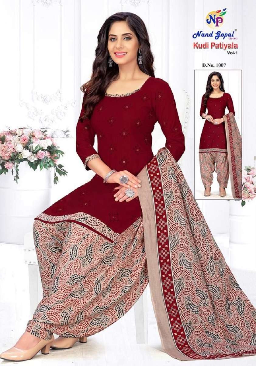 Nand Gopal Kudi Patiyala Vol-1 - Dress Material  - Wholesale Catalog