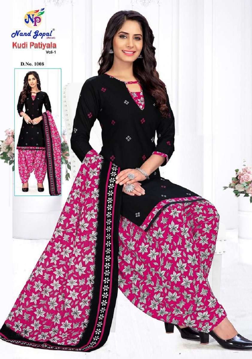 Nand Gopal Kudi Patiyala Vol-1 - Dress Material  - Wholesale Catalog