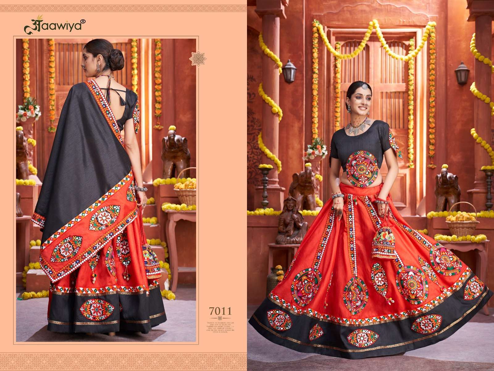NAVRATRI CHANIYA CHOLI 7011 RAJWADI VOL - 3 Lehenga choli Wholesale catalog