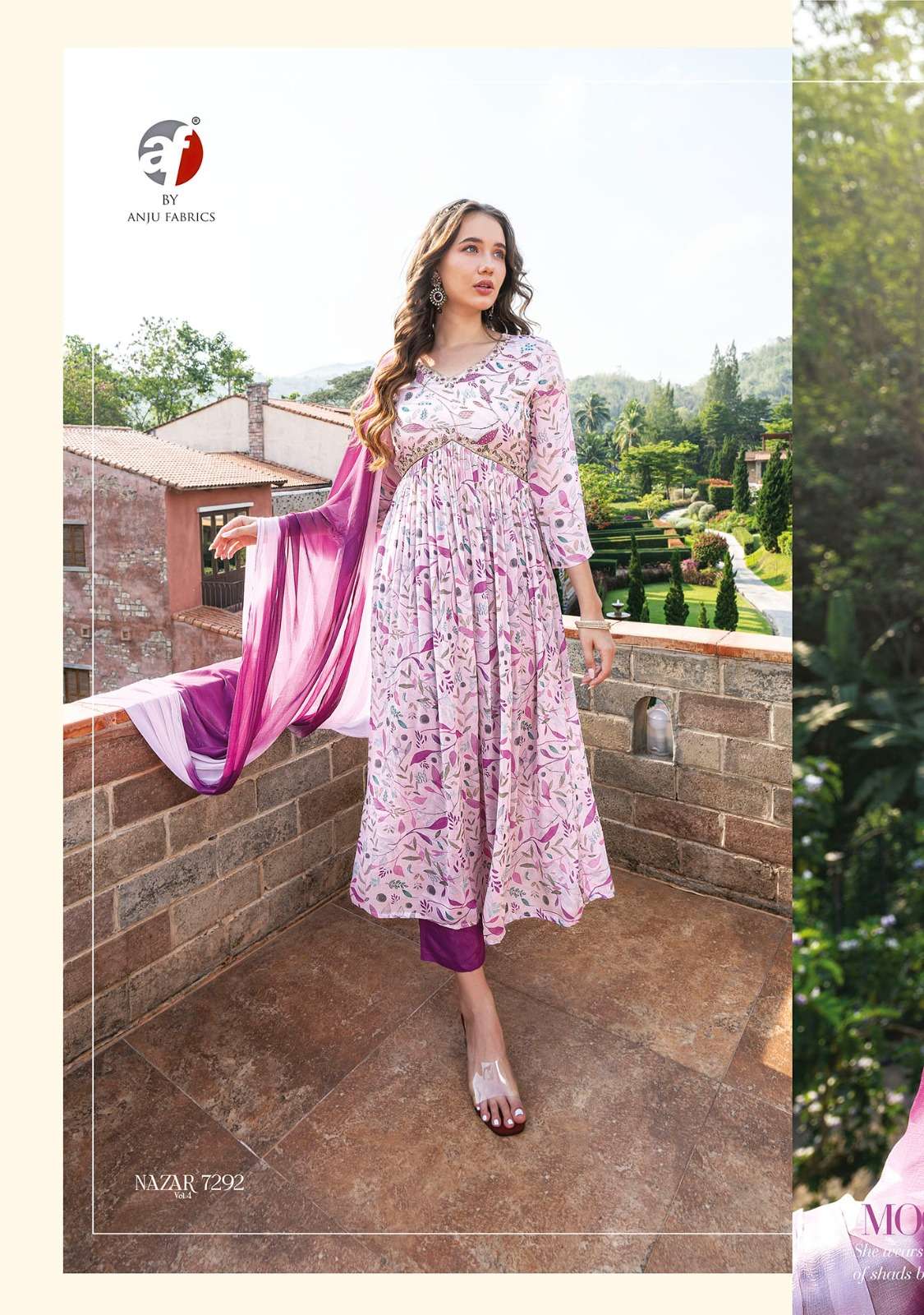 Nazar vol-4 Alia cut Kurti Wholesale catalog