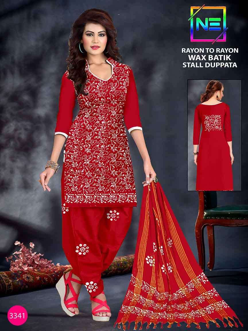 Nemi Rayon Wax Batik Vol-3 - Dress Material - Wholesale Catalog