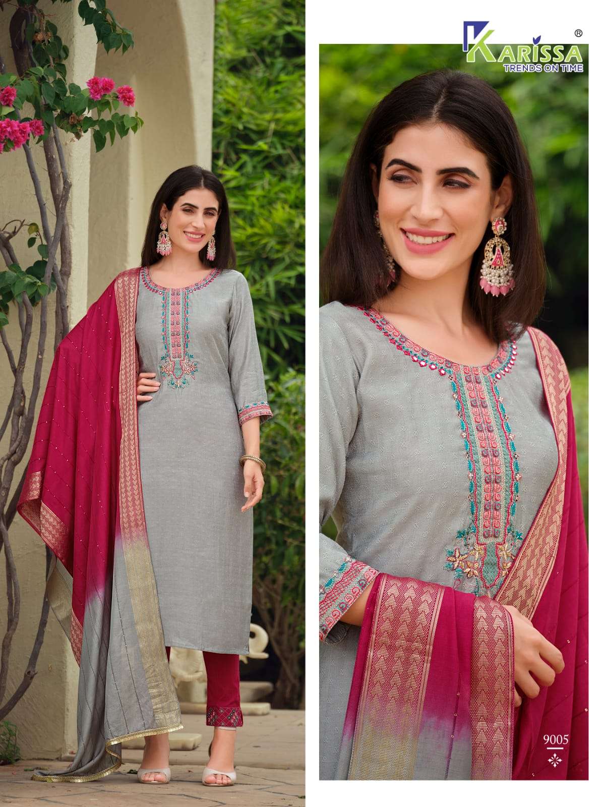 NORA KARISSA Premium pure fancy Viscose Kurti Wholesale catalog