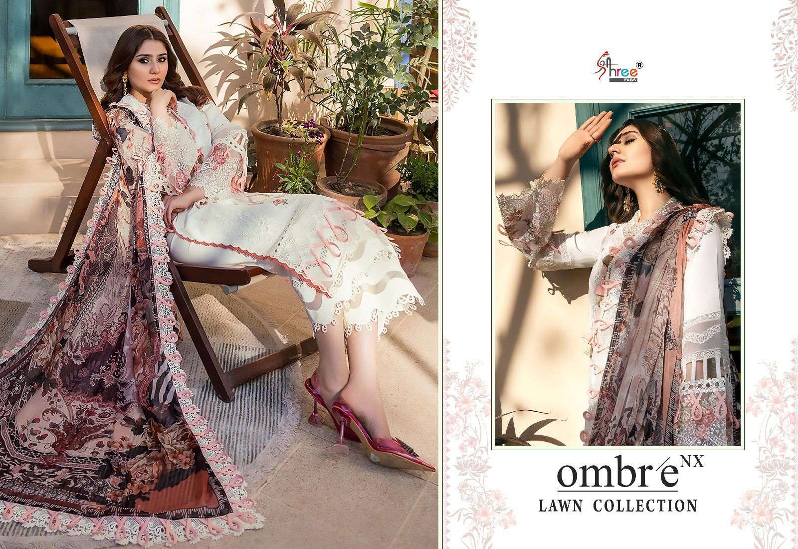 OMBRE LAWN COLLECTION NX PURE LAWN COTTON Salwar Kameez Wholesale catalog