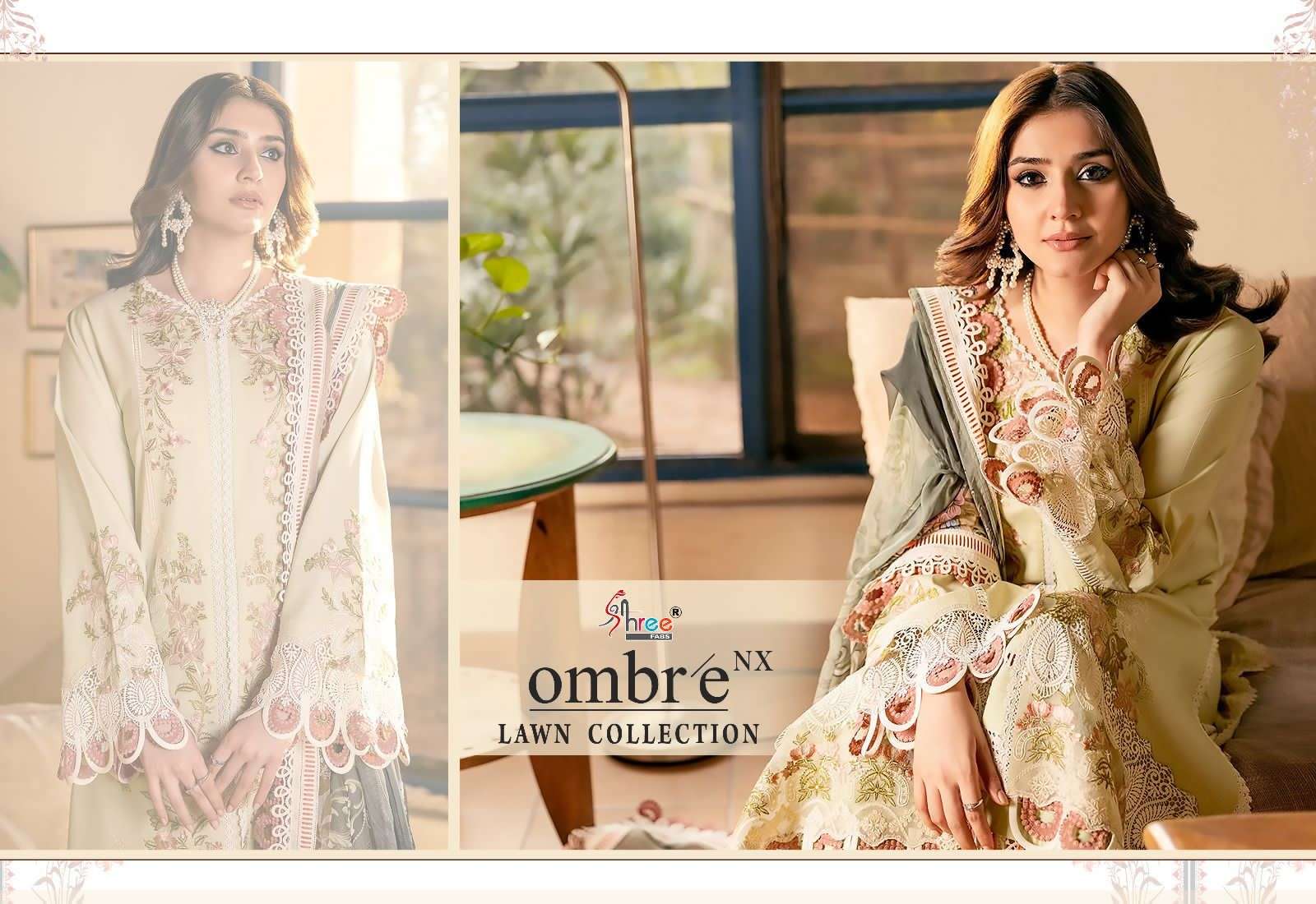 OMBRE LAWN COLLECTION NX PURE LAWN COTTON Salwar Kameez Wholesale catalog