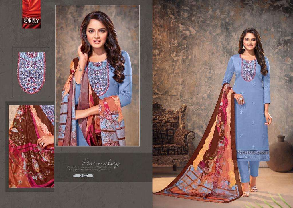 ORRLY Vol - 4 Dress Materils Wholesale catalog