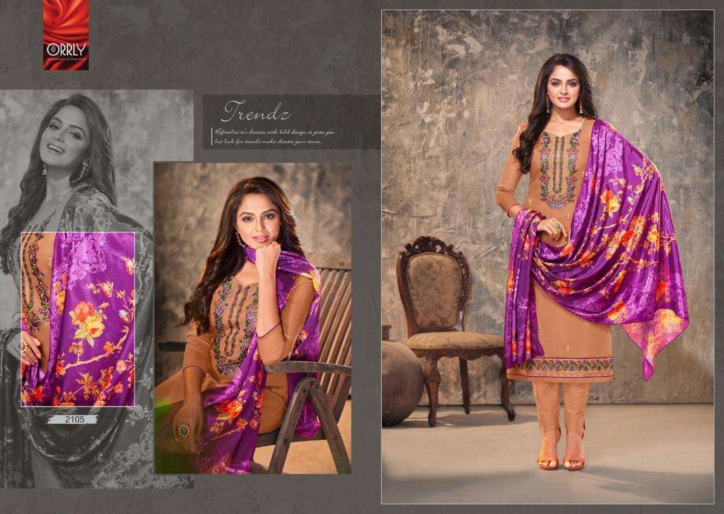 ORRLY Vol - 4 Dress Materils Wholesale catalog