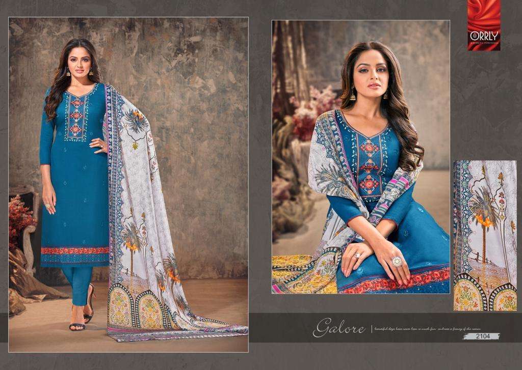 ORRLY Vol - 4 Dress Materils Wholesale catalog