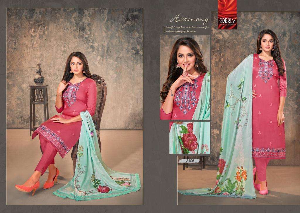 ORRLY Vol - 4 Dress Materils Wholesale catalog