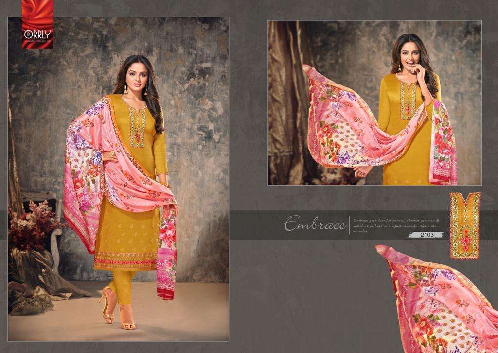 ORRLY Vol - 4 Dress Materils Wholesale catalog
