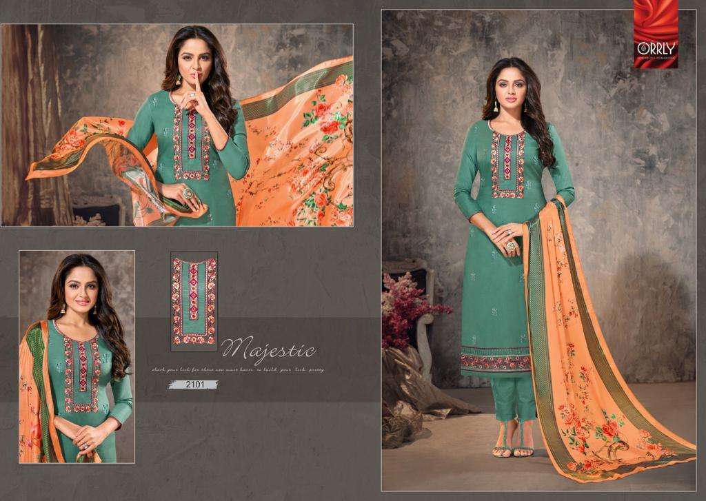 ORRLY Vol - 4 Dress Materils Wholesale catalog