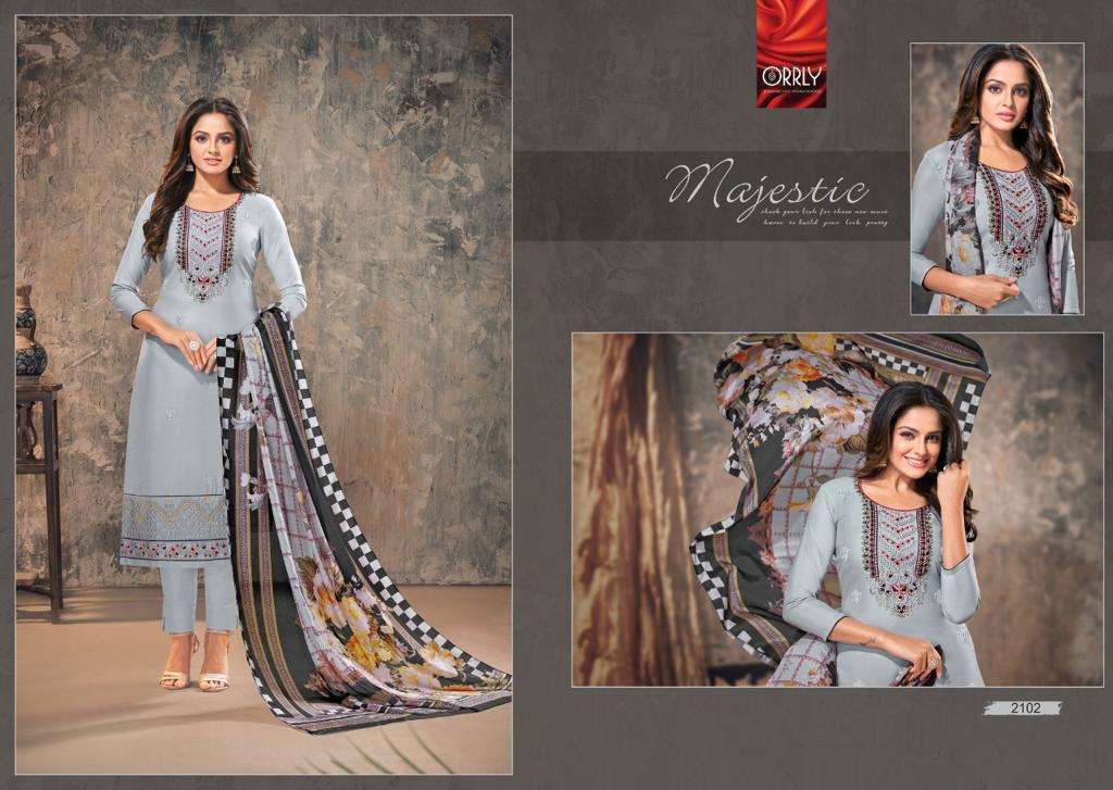 ORRLY Vol - 4 Dress Materils Wholesale catalog
