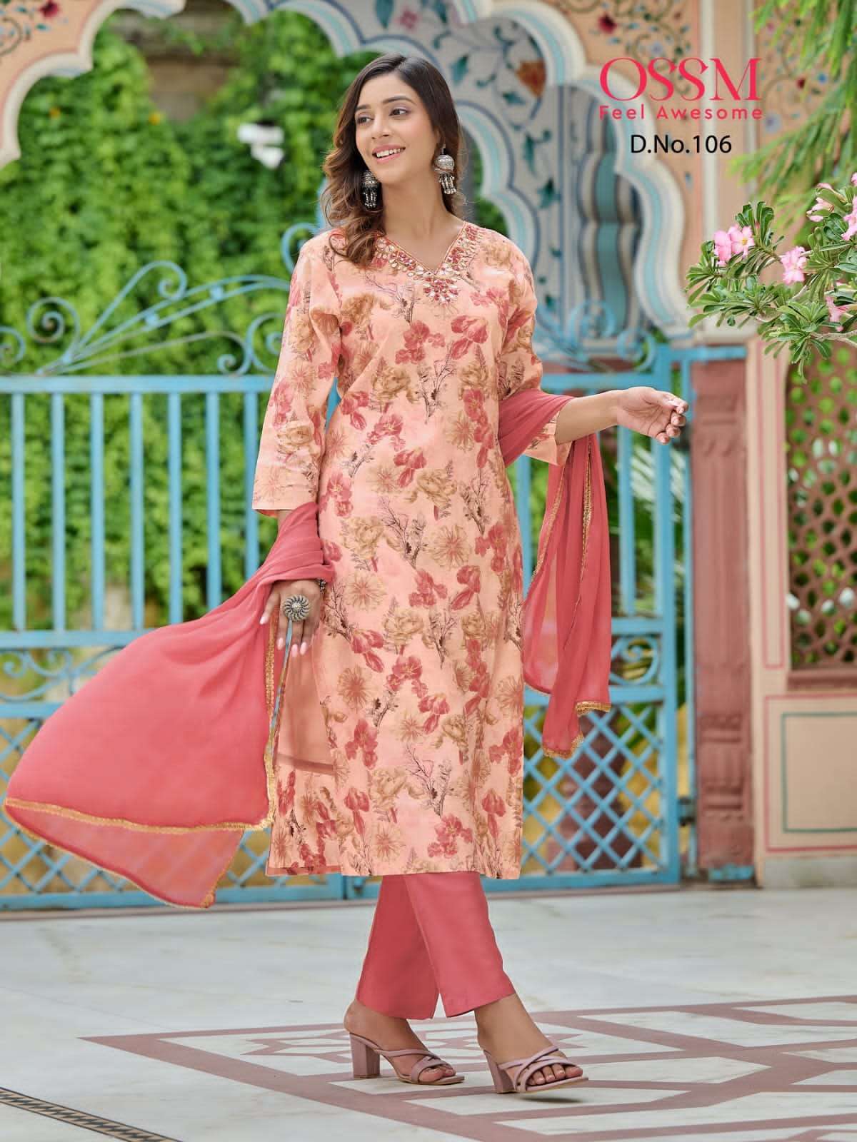 OSSM MUSKAN V Neck Kurti Wholesale catalog