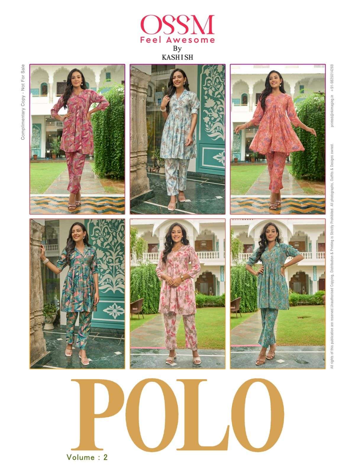 OSSM POLO VOL 02 CO-ORD SET NYRA STYLE Kurti Wholesale catalog