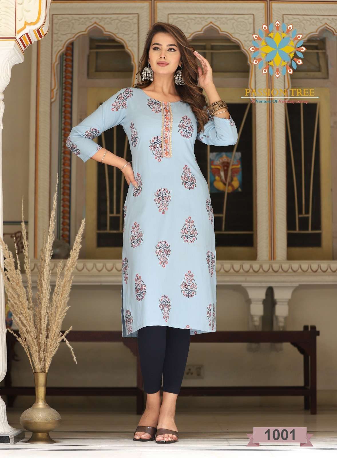 PASSION TREE ALBELI Vol.1 Reyon Kurti Wholesale catalog