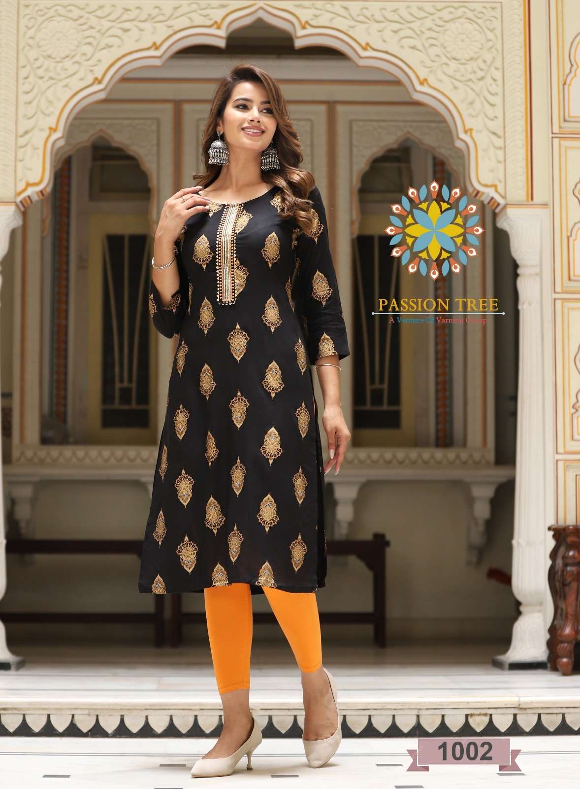 PASSION TREE ALBELI Vol.1 Reyon Kurti Wholesale catalog