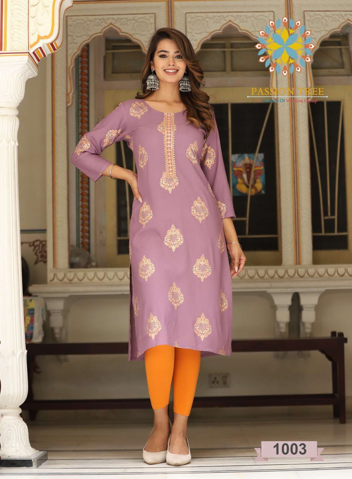 PASSION TREE ALBELI Vol.1 Reyon Kurti Wholesale catalog