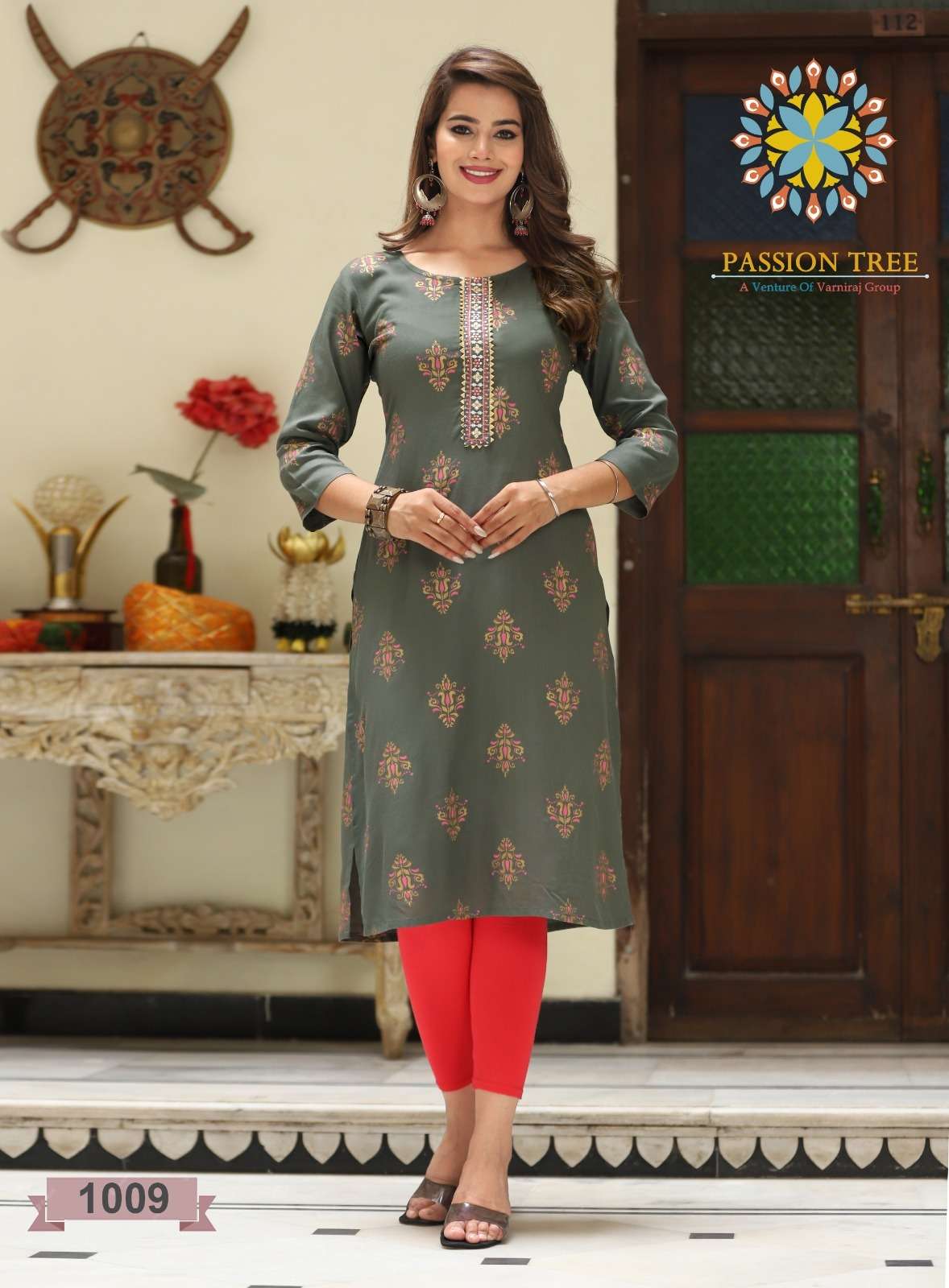 PASSION TREE ALBELI Vol.1 Reyon Kurti Wholesale catalog