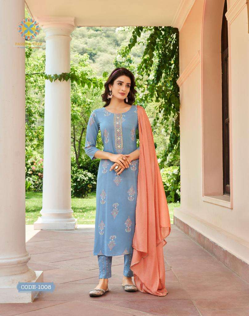 Passion Tree HARVI VOL-1 RAYON Kurti Wholesale catalog