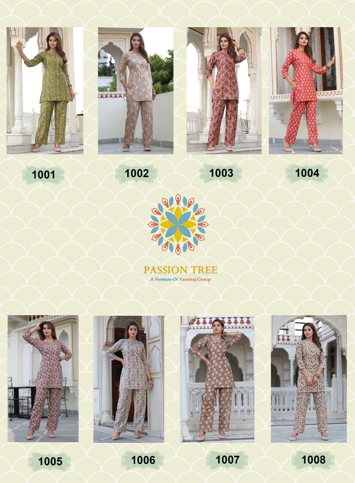 Passion Tree KALKI VOL-1 COTTON CO-ORD-SET Kurti Wholesale catalog