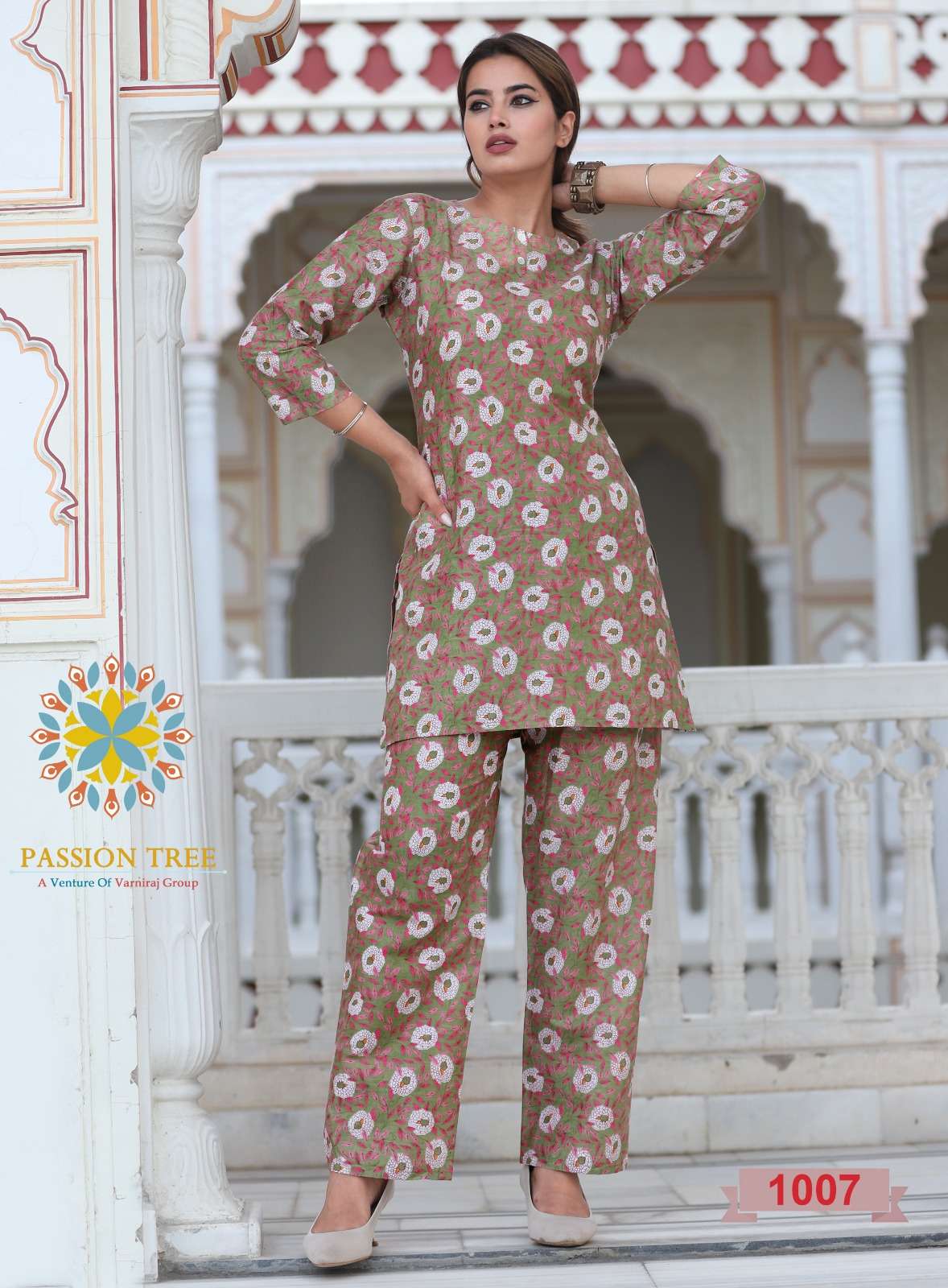 Passion Tree KALKI VOL-1 COTTON CO-ORD-SET Kurti Wholesale catalog