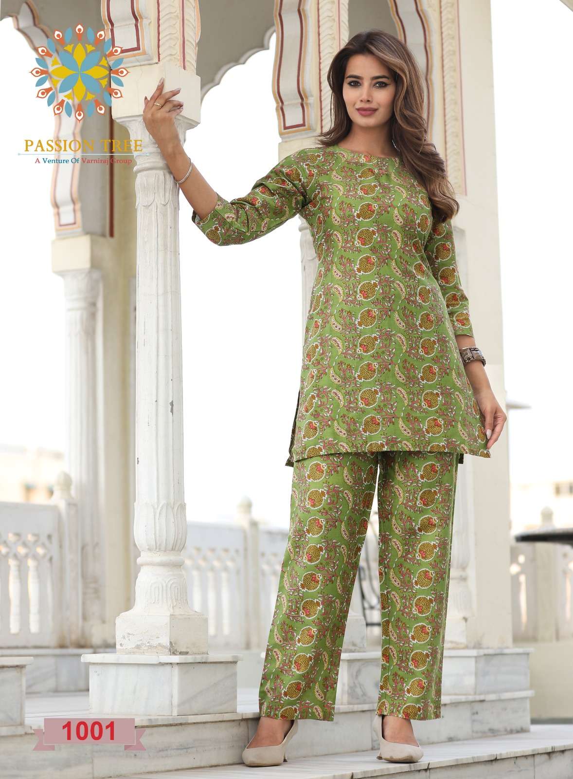 Passion Tree KALKI VOL-1 COTTON CO-ORD-SET Kurti Wholesale catalog