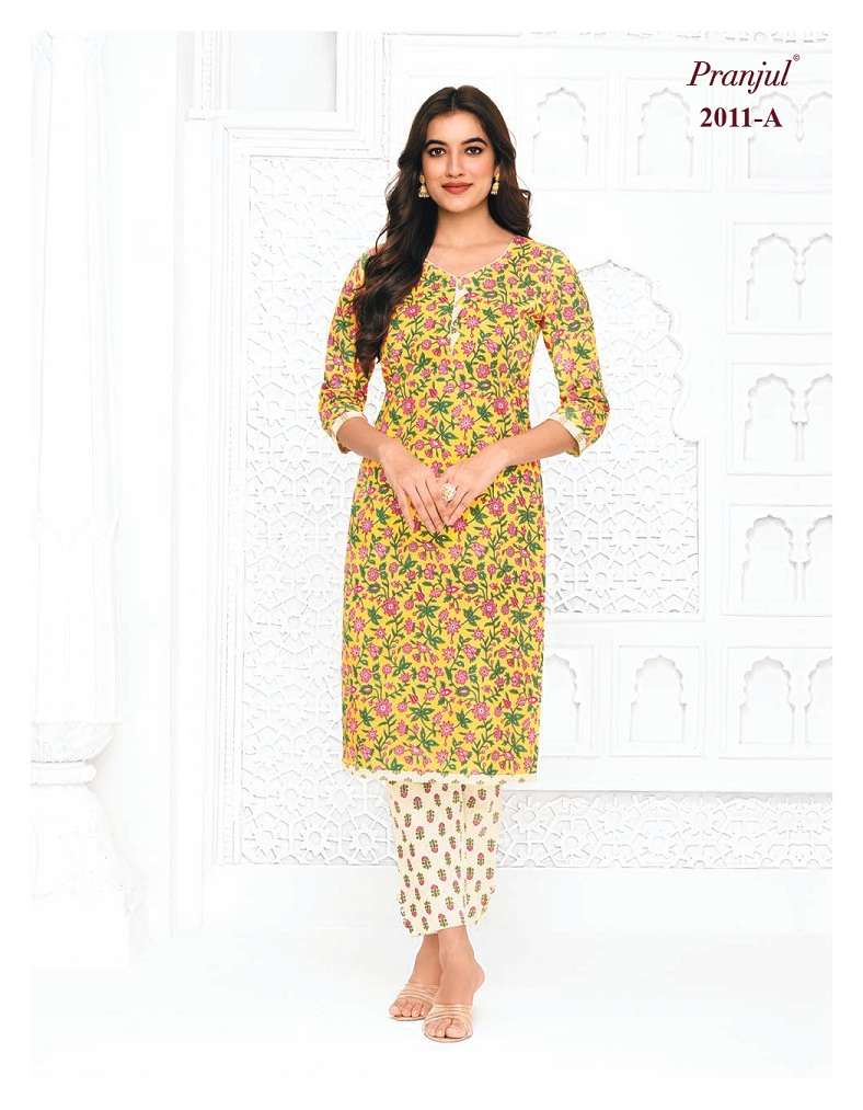 Pranjul Pihu Vol-20 – Kurti With Pant - Wholesale Catalog