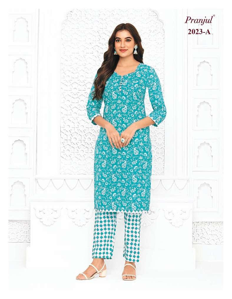 Pranjul Pihu Vol-20 – Kurti With Pant - Wholesale Catalog