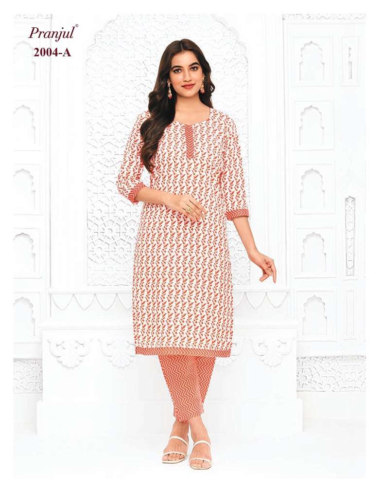 Printed Straight Pranjul Cotton Print Stitched Kurti at Rs 210/piece in  Surat