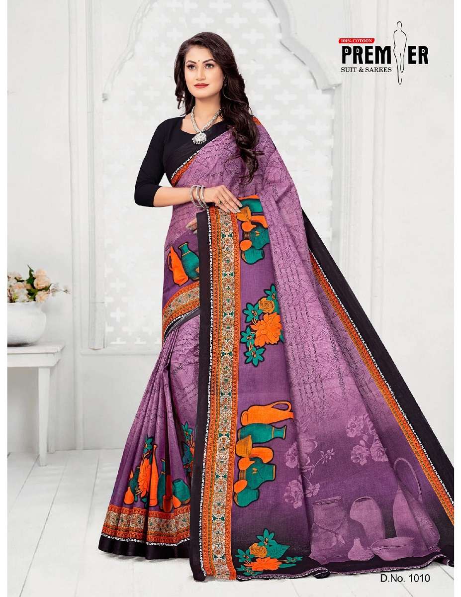 Premier Shringar – Pure Cotton Saree - Wholesale Catalog